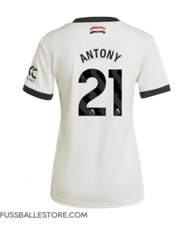 Günstige Manchester United Antony #21 3rd trikot Damen 2024-25 Kurzarm